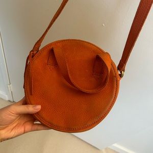 Madewell circle bag in terracotta or burnt orange
